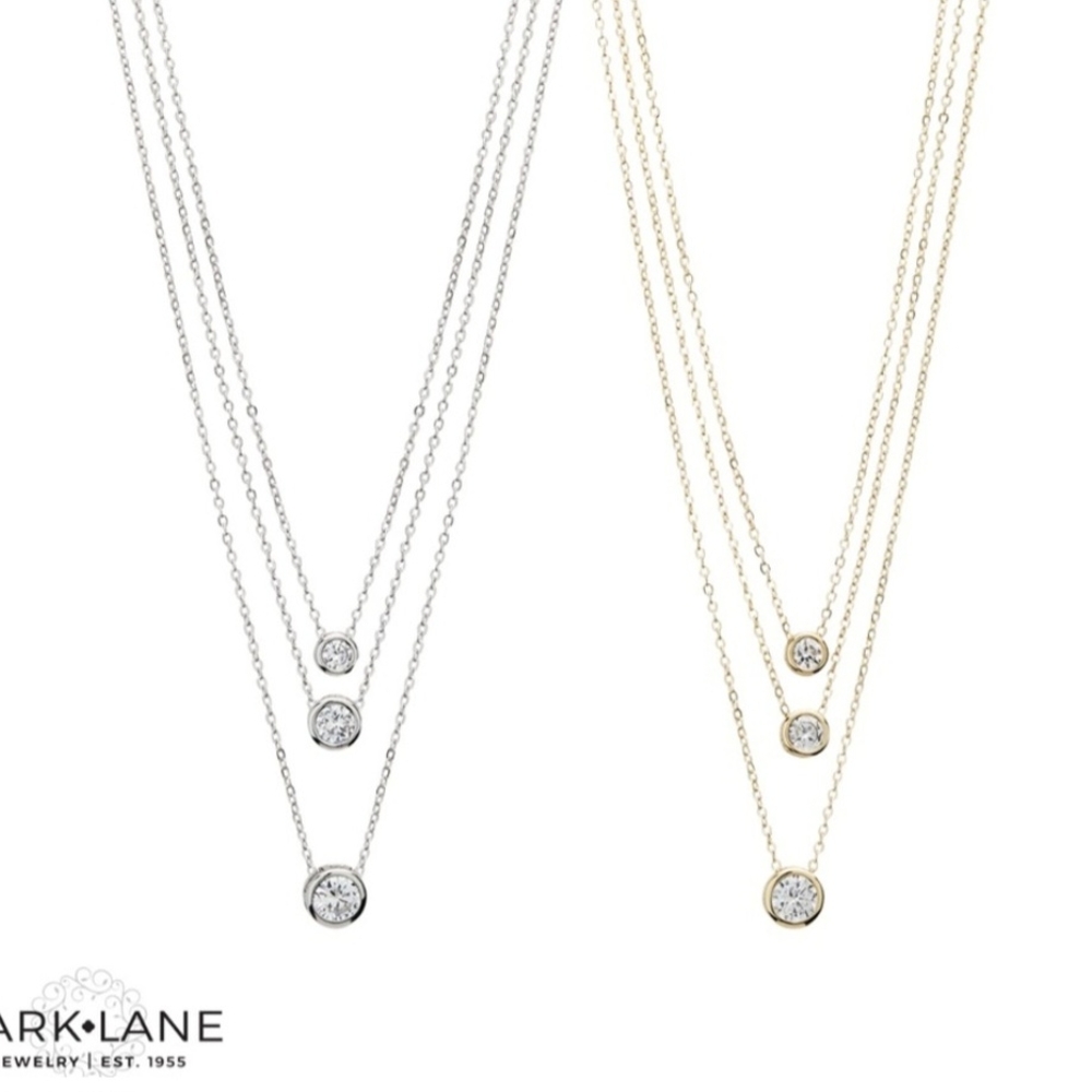 Park Lane Angelic Silver Triple Strand Necklace Set